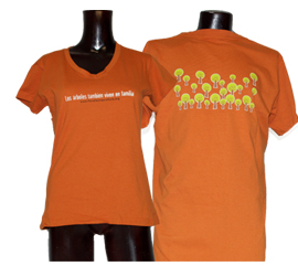 Playeras naranjas